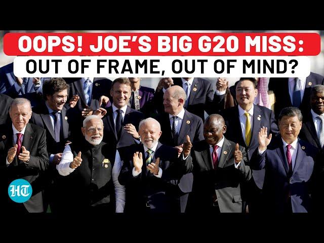 Biden’s G20 Photo-Op Gone Wrong! US President Misses His Last G20 'Family Photo', But Where Was He?