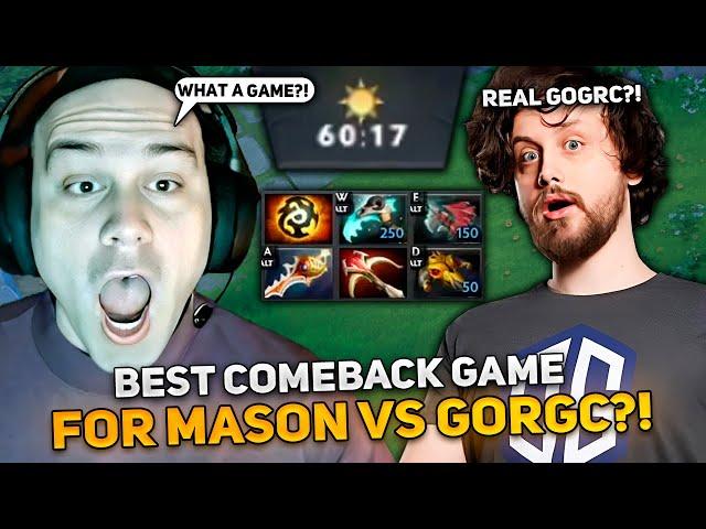 BEST COMEBACK GAME for MASON CLINKZ CARRY vs GORGC?! in HIGH MMR!