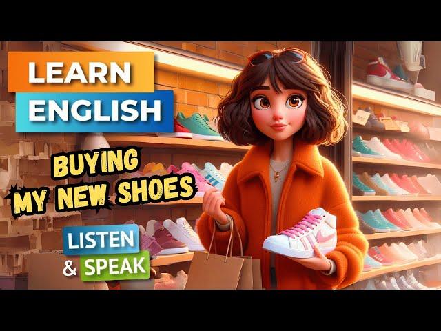 Buying My New Shoes  | Improve Your English | English Listening Skills - Speaking Skills.