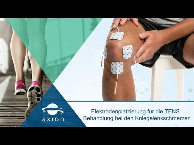 Kniegelenkschmerzen - Elektrodenplatzierung für TENS | axion