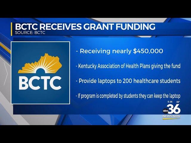BCTC receives grant funding
