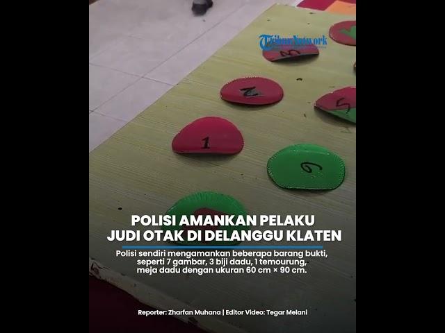 Polisi Amankan Pelaku Judi Otok, Dekat Gelaran Wayang Kulit Di Delanggu Klaten