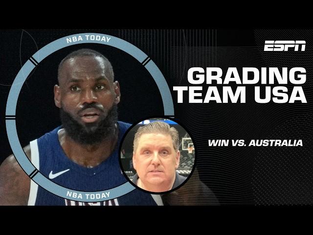 'Some good, some bad' ‍️ Brian Windhorst on Team USA's 6-point win over Australia | NBA Today