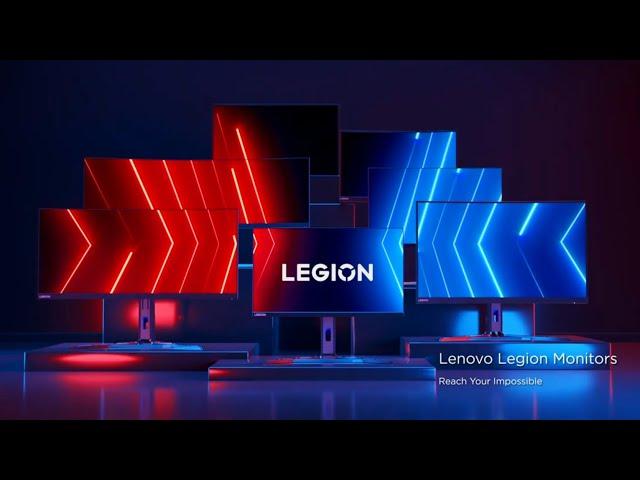 Lenovo Legion Gaming Monitors Official Introduction Video