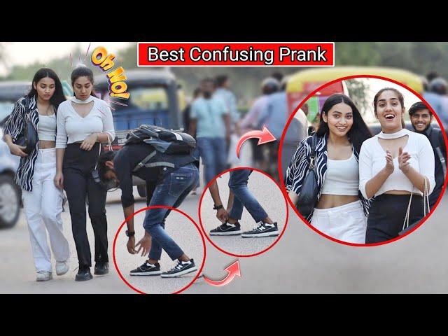 Best Confusing Prank || Best Reaction Prank On Girls || Prank video || Funny Prank 2023