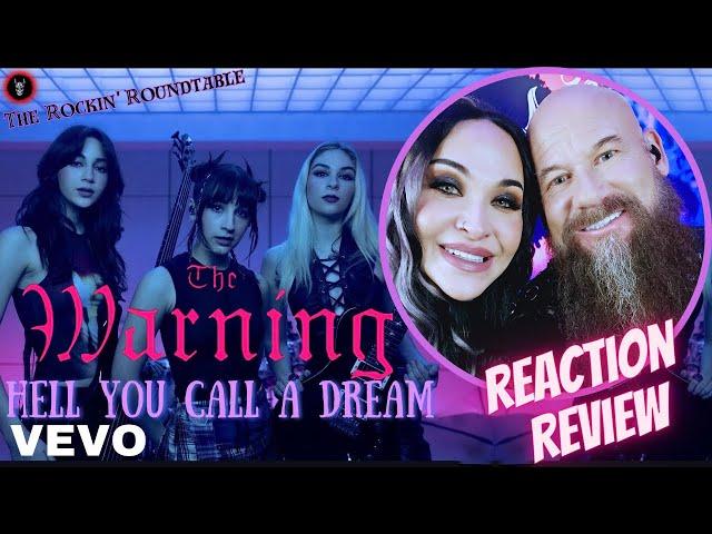 Metal couple REACTS and REVIEWS - The Warning - Hell You Call A Dream | Live From Vevo Studios