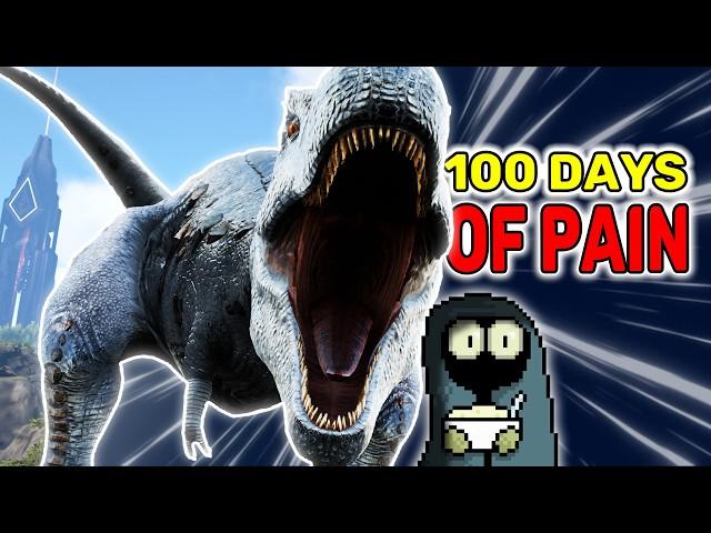 I Replaced Every Creature With a Rex! - ARK 100 Days