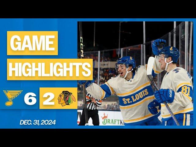 Winter Classic Game Highlights: Blues 6, Blackhawks 2