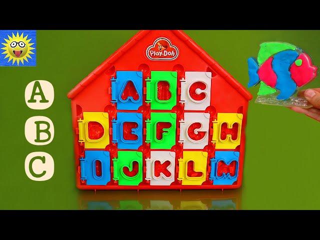 Learning Alphabet Letters with Play Doh ABC's and Numbers for Preschool Kids Growing Little Ones