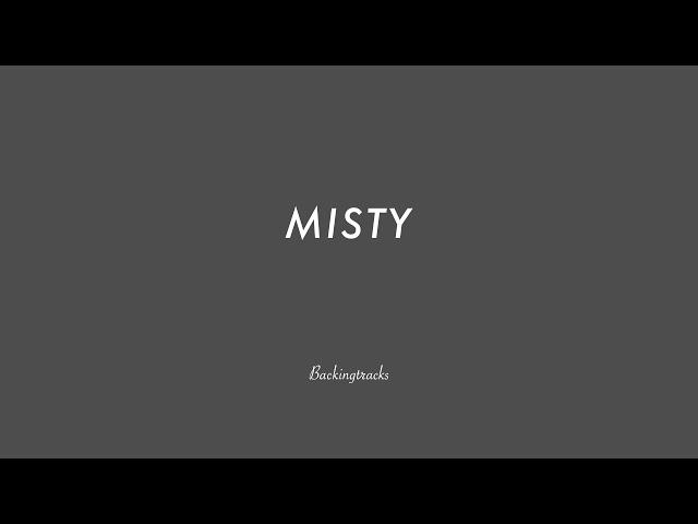 Misty chord progression - Jazz Backing Track Play Along The Real Book