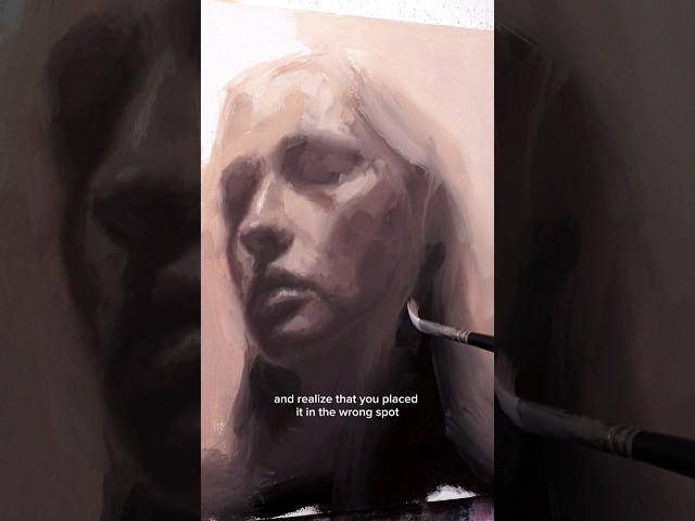 How to approach an oil painting like a Sculptor. #learntopaint