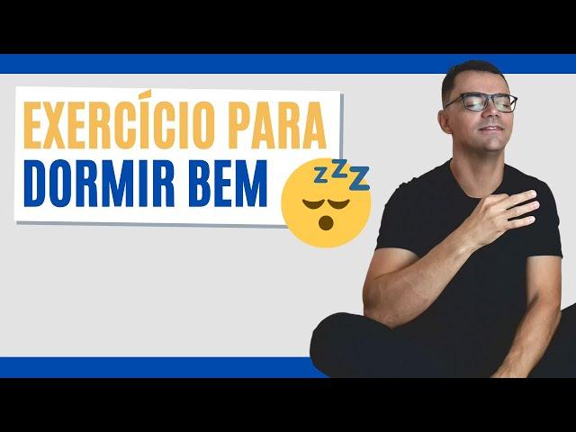 EXERCÍCIO DE RELAXAMENTO PARA DORMIR MELHOR | Respiração para insônia