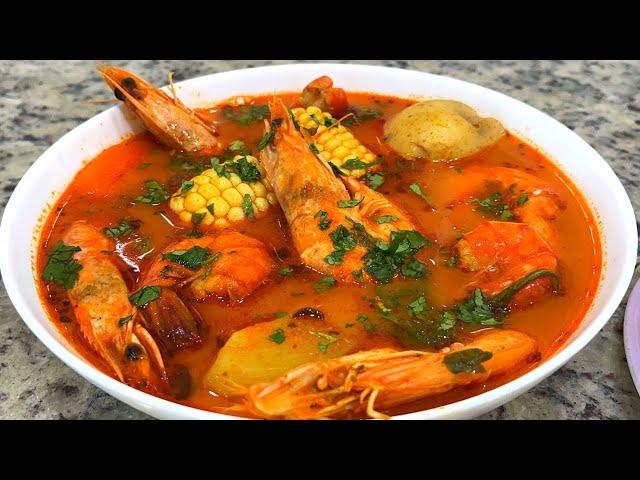 Estas ENFERMO ? Tomate este caldo de camarones lo mas pronto posible!