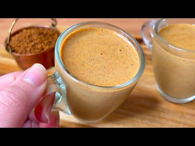 Coffee cream / 2 ingredients: milk and coffee only! Delicious and quick!