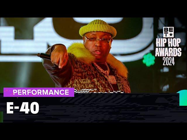 "Snap Yo Fingers" To The Icon E-40's Performance Of "Tell Me When To Go!" | Hip Hop Awards '24