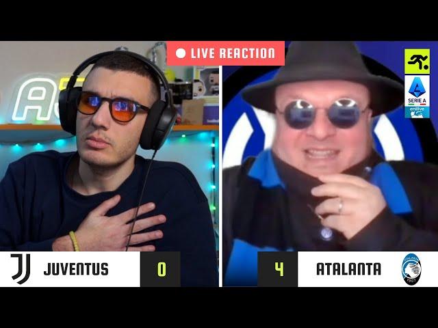 JUVENTUS-ATALANTA 0-4 LIVE REACTION | TIFOSI JUVENTINI vs GUFI | TIFOSIAMO
