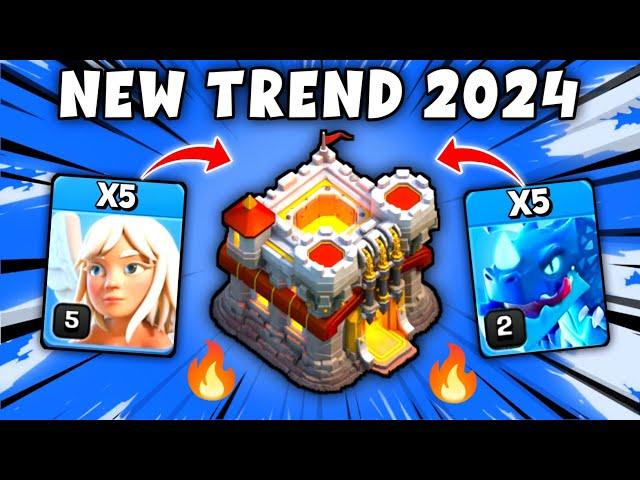 TH11 Queen Charge Electro Dragon Attack Strategy | New Th11 Attack Strategy 2024 - Clash Of Clans