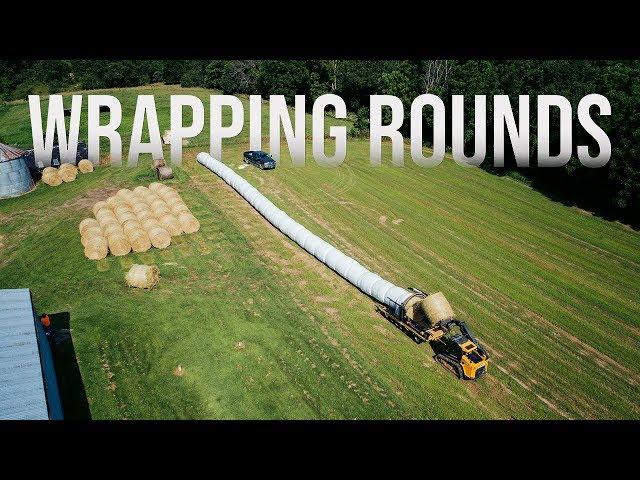 Wrapping with Ryan | Wrapping Round Bales