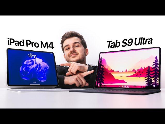 M4 iPad Pro vs Galaxy Tab S9 Ultra - The ULTIMATE 2024 Tablet?