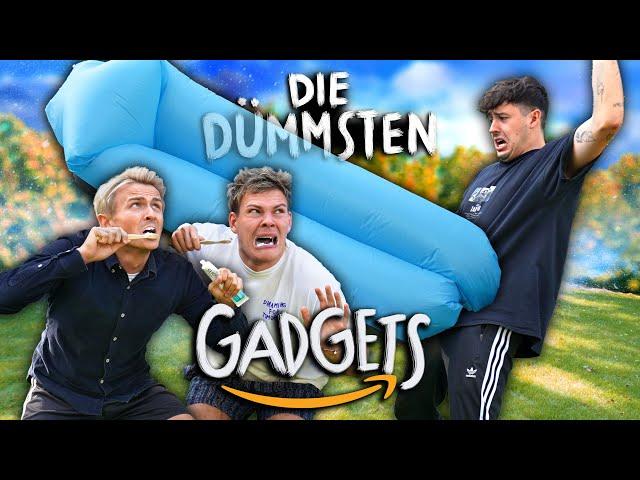 DIE DÜMMSTEN AMAZON GADGETS im TEST mit @CrispyRob & @Dima | Joey's Jungle