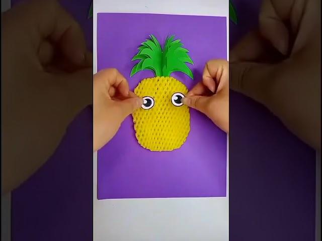 how make to cute pineapple.#creative #crafter ritika