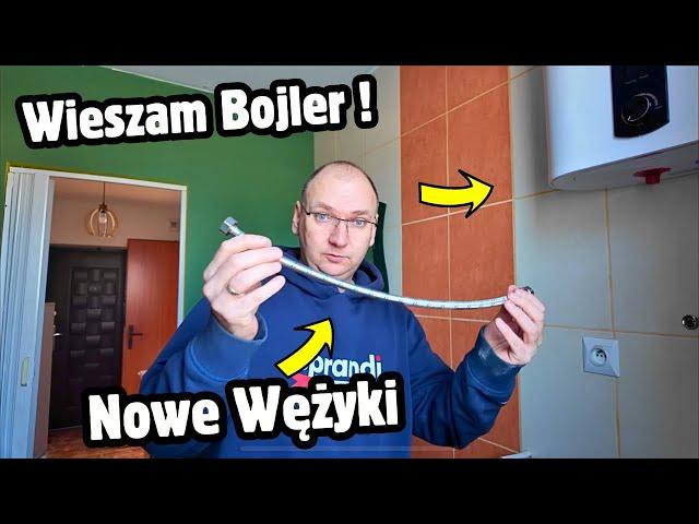 Kilka dni na minusie i woda zamarzła !!! - Wieszam bojler !!! - Czy wytrzyma na tych hakach ?