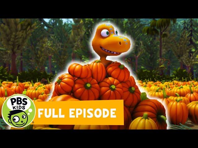 Dinosaur Train FULL EPISODE | Haunted Roundhouse / Big Pond Pumpkin Patch  | PBS KIDS