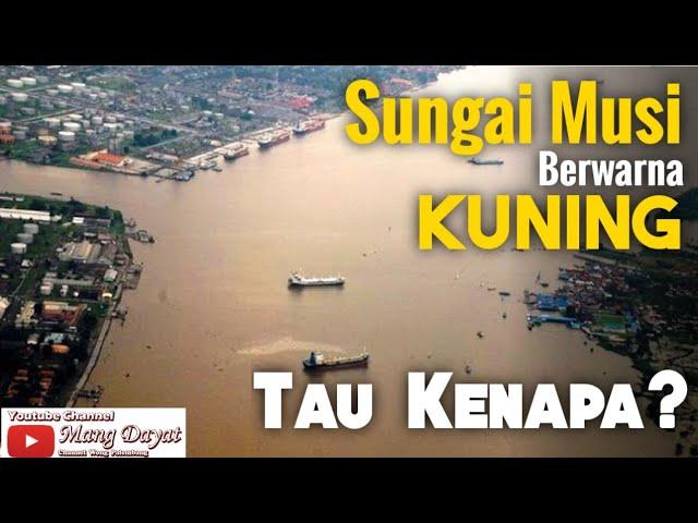 Mengapa Air sungai musi berwarna kuning ? yang 50 tahun lalu masih mengalir air bening