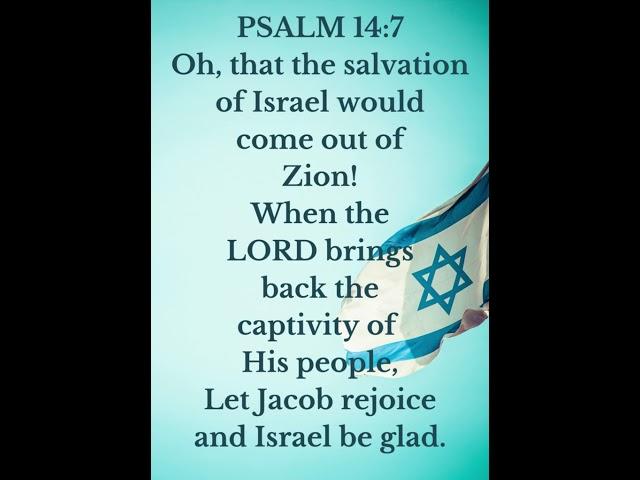 GOD Himself, WIll Redeem Israel on That Glorious Day