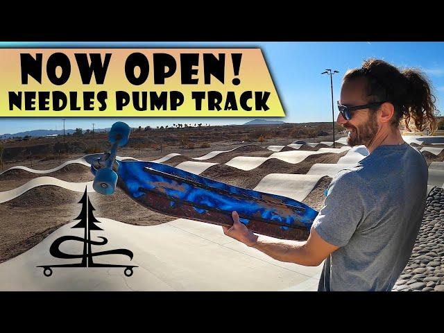 New Needles Pump Track in California! NOW OPEN! Cement Surfing