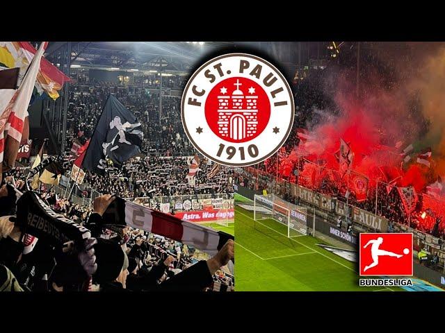 🟤  Sankt Pauli Fans in Millerntor Stadion Against Holstein Kiel FT 3-1• Bundesliga