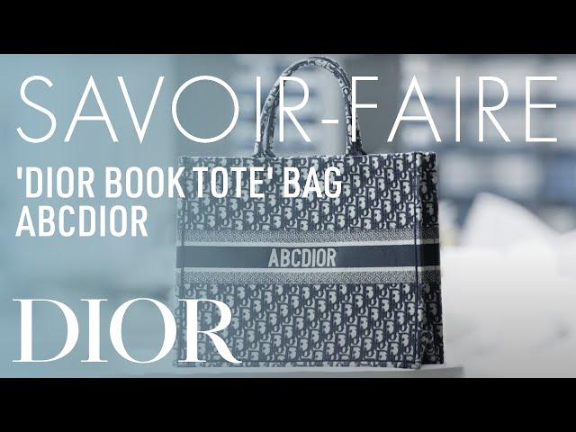 'Dior Book Tote' Bag ABCDIOR Savoir-Faire