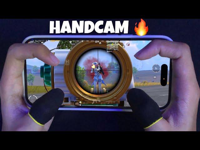 4 Finger Gyroscope + 120 FPS ?!  HANDCAM iPhone 14 Pro ️ PUBG Mobile