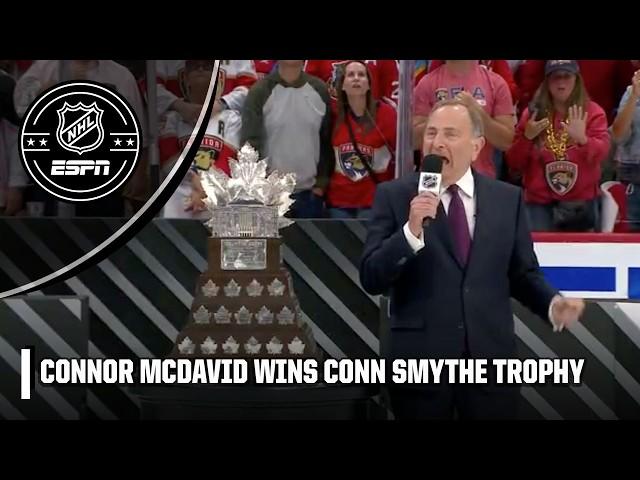 Connor McDavid is awarded the Conn Smythe Trophy despite Oilers' Stanley Cup loss | NHL on ESPN