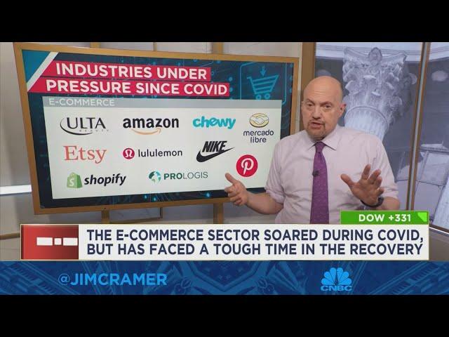 Cramer says the pain in e-commerce stocks is temporary