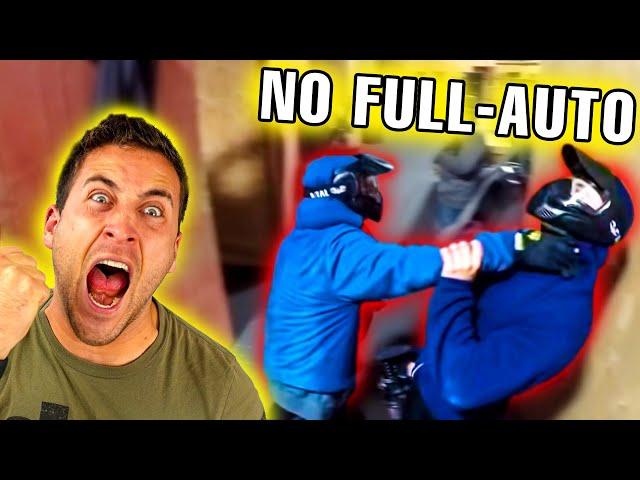 Airsoft Player Gets Body Slammed In CRAZY Fight