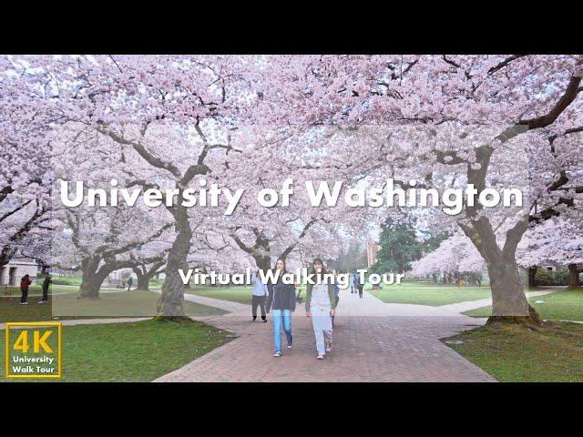 University of Washington - Virtual Walking Tour [4k 60fps]