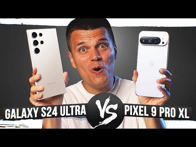 Pixel 9 Pro XL vs Galaxy S24 Ultra - БАТЛ Найкращих Android Смартфонів 2024!