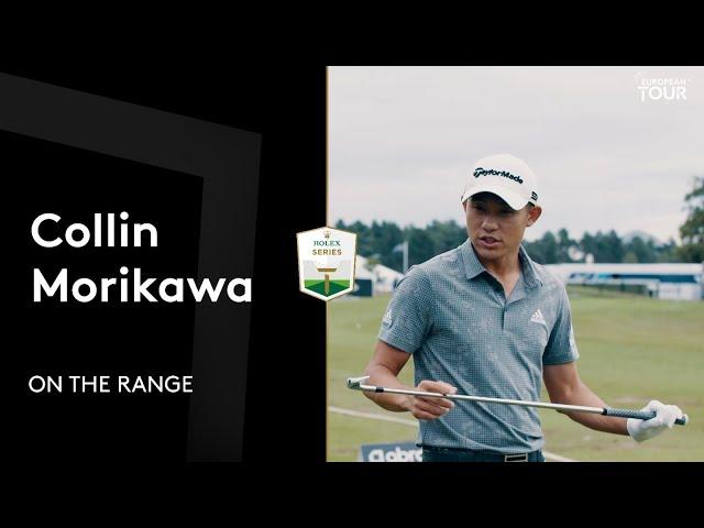 Collin Morikawa full range session in Scotland with Toptracer