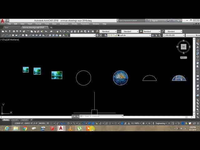 How to attach an image in different shapes and sizes in AutoCAD