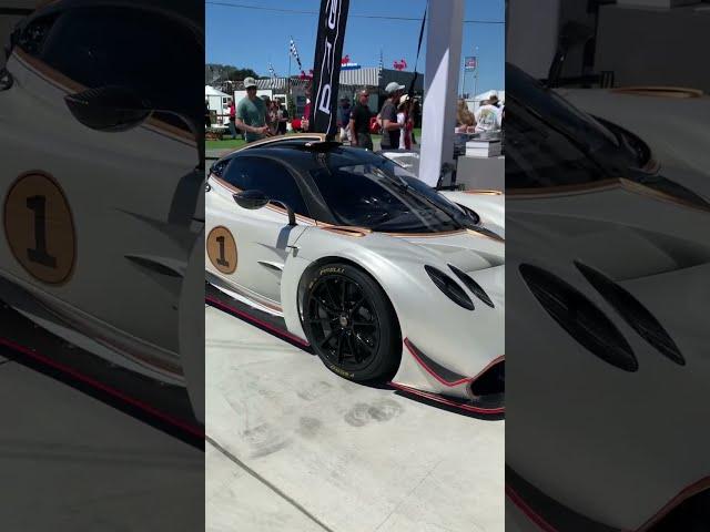 New 3 million dollar Pagani Huayra R races at Laguna Seca #automobile #victorylap #car