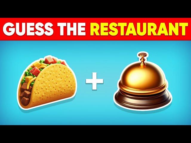 Guess the Fast Food Restaurant by Emoji?  Emoji Quiz