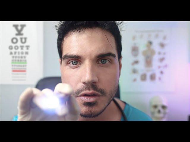 ASMR | Head, Ears, Eyes, Nose, Throat MEDICAL EXAM (Doctor Roleplay)