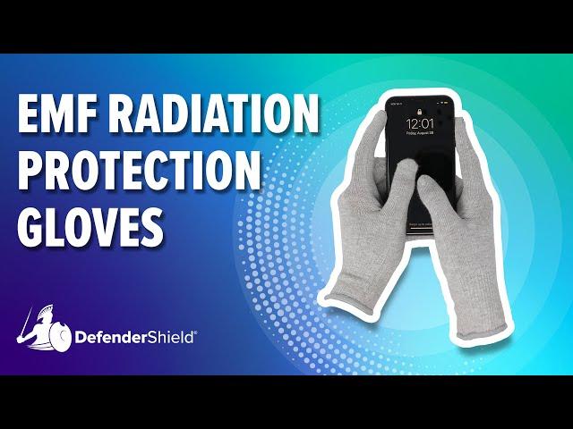 DefenderShield EMF Radiation Protection Gloves