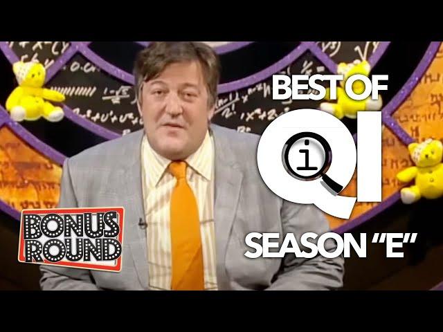 QI Series E FUNNIEST Moments! Featuring Stephen Fry!