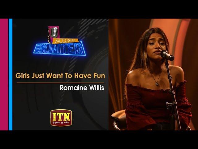 Acoustica Unlimited | Romaine Willis - Girls Just Want To Have Fun | ITN