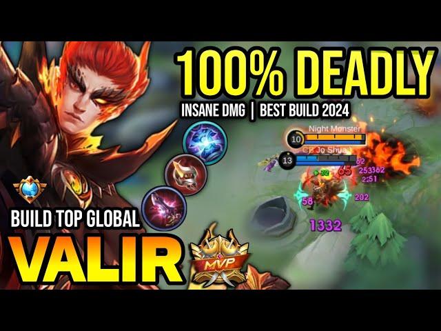 VALIR BEST BUILD 2024 | BUILD TOP GLOBAL VALIR GAMEPLAY | MOBILE LEGENDS