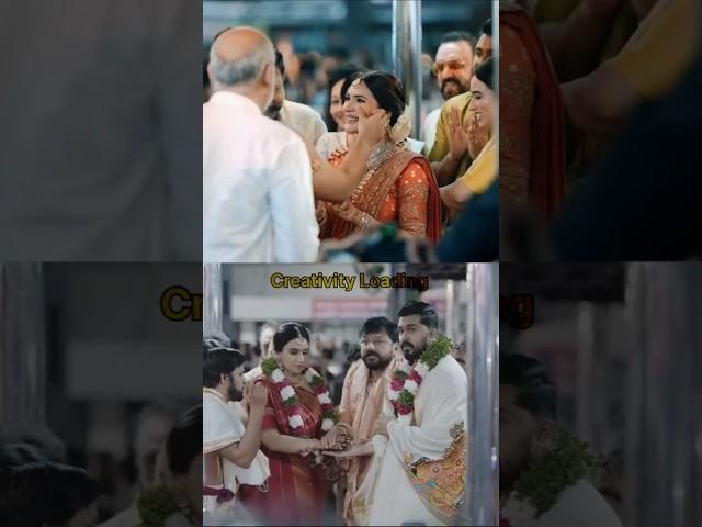 Kalidas & Malavika Jayaram Marriage in one ️ #trending #shorts #kalidasjayaram #short #wedding #ad