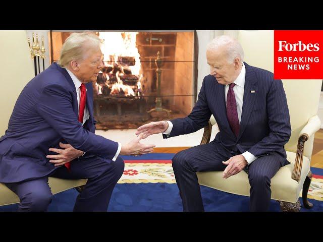 BREAKING NEWS: President-Elect Trump And President Biden Meet In The Oval Office