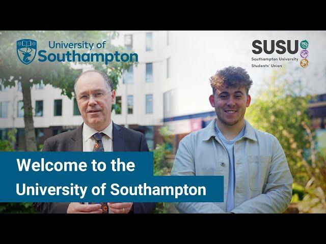 Welcome to the University of Southampton